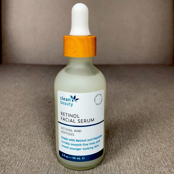 Clean Beauty Retinol Facial Serum with Peptides - Picture 2 of 6